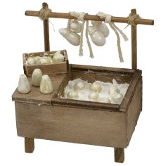 Banquete con quesos cm 8,5x6x10 h Mundo Pesebre