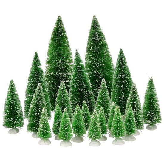 Set 21 pini nelle misure 6,5-10-15-22 h Mondo Presepi