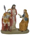 Escena del juicio a Jesús, figuras pascuales de 13 cm.