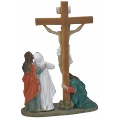 Scena Crocifissione cm 13 Statue Pasquali 2