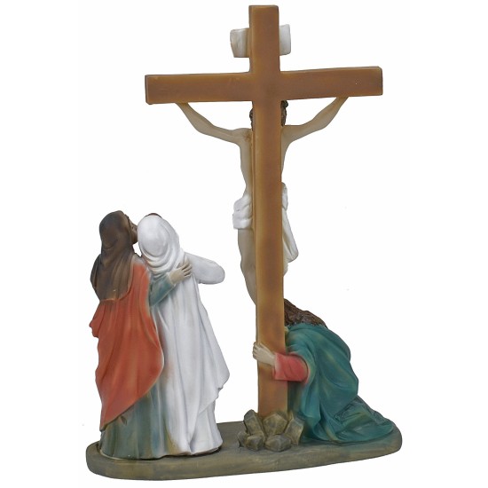 Scena Crocifissione cm 13 Statue Pasquali