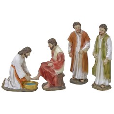 Lavado de pies cm 13 Estatuas Pascuales Mundo Pesebres 2