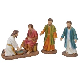 Lavado de pies 9 cm estatuas pascuales