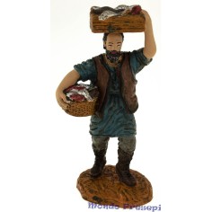 Fishmonger with boxes 10 cm Oliver