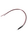 Led effetto fuoco 3 mm tremolante giallo 9-12v.
