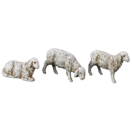 Conjunto de 12 ovejas para estatuas de 6 cm Landi Moranduzzo Mundo Pesebres