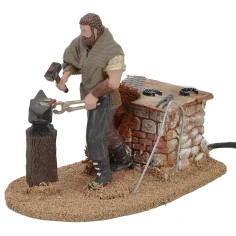 Fabbro 15 cm Oliver in movimento Mondo Presepi