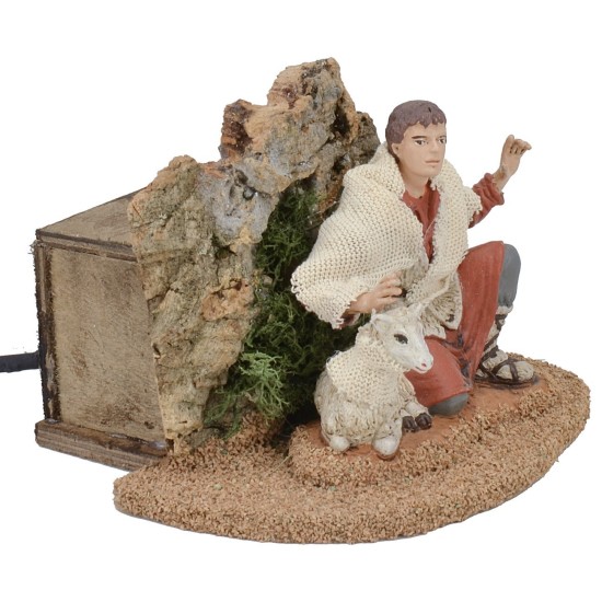 Pastore e pecora serie 15 cm Oliver in movimento