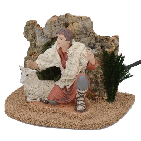 Pastore e pecora serie 15 cm Oliver in movimento