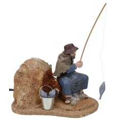Pescatore serie 15 cm Oliver in movimento Mondo Presepi 2