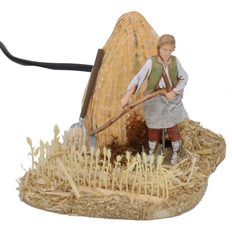 Contadino in movimento 10 cm Landi Moranduzzo Mondo Presepi