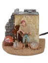 Pescadero en movimiento 10 cm Landi Moranduzzo Mundo Pesebres