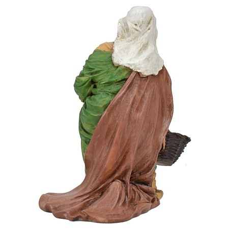 Donna con cesto serie 13 cm Pigini