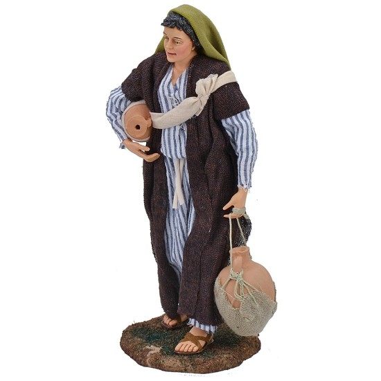 Donna con anfore 30 cm Pigini Mondo Presepi