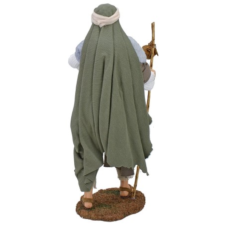 Viandante con bastone 30 cm Pigini