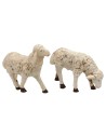 Set 4 pecore patinate per statue 20 cm Mondo Presepi