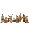 Set Natividad 11 figuras 5 cm en resina para Pesebre