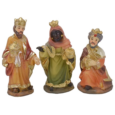 Set Natividad 11 figuras 5 cm en resina para Pesebre