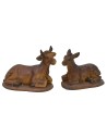 Set Natività 11 soggetti 5 cm in resina per Presepe