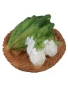 Cestino con verdura in resina ø 3 cm