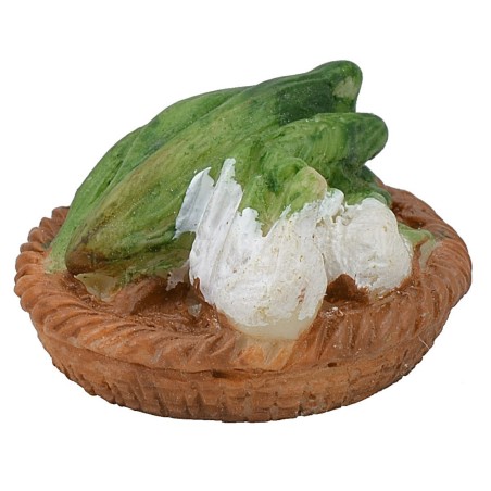 Cestino con verdura in resina ø 3 cm