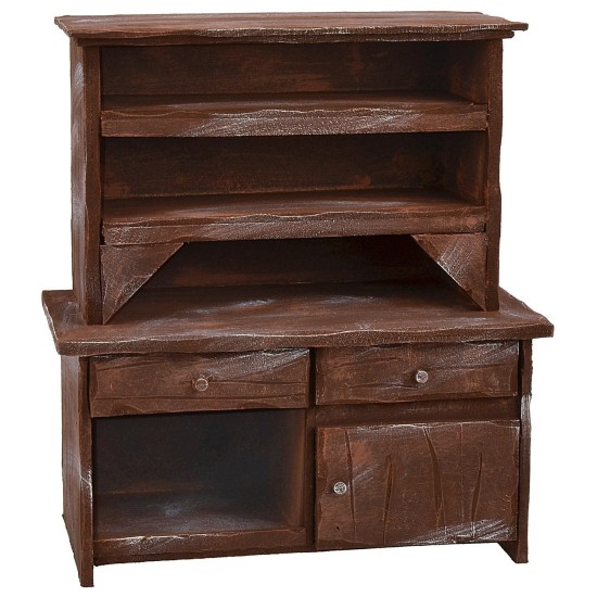 Credenza in legno antichizzato cm 9x5x11 h