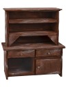 Credenza in legno antichizzato cm 9x5x11 h