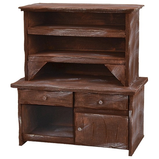 Credenza in legno antichizzato cm 9x5x11 h
