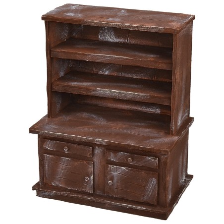 Credenza in legno antichizzato cm 25,5x15x32 h