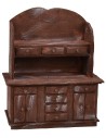 Credenza in legno antichizzato cm 25,5x13,5x32,2 h Mondo Presepi