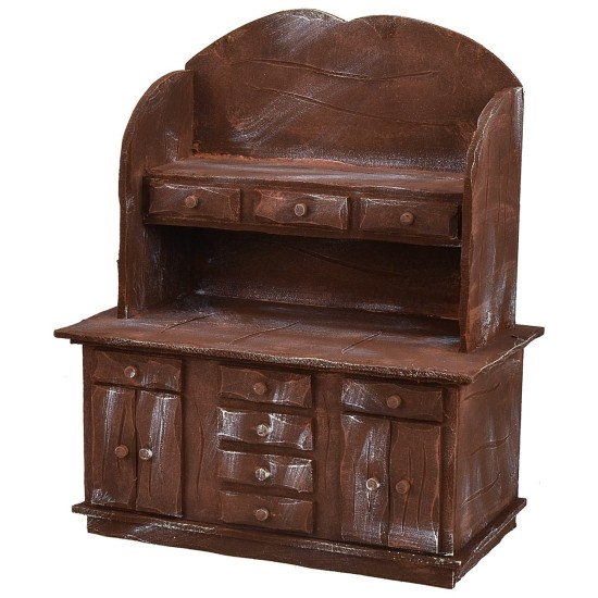 Credenza in legno antichizzato cm 25,5x13,5x32,2 h