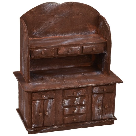 Credenza in legno antichizzato cm 25,5x13,5x32,2 h