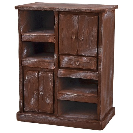 Mueble de cocina de madera envejecida cm 24,5x14,5x31,5 h