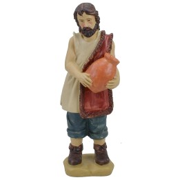 Man with amphora in resin 40 cm series
