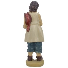 Uomo con anfora in resina serie 40 cm serie, base, resina 2