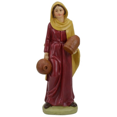 Donna palestinese con anfore in resina 30 cm Mondo Presepi