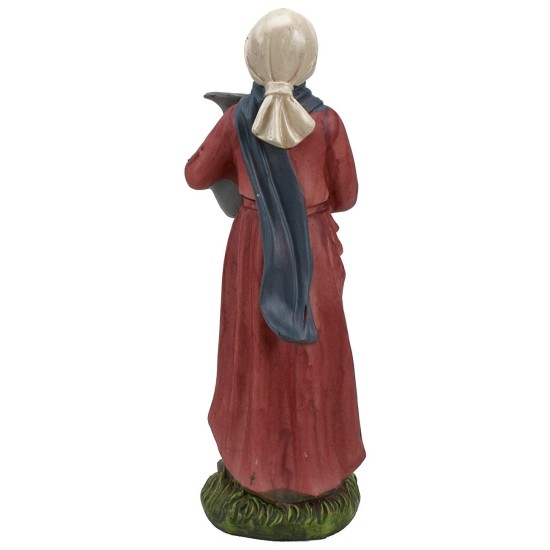 Donna con brocca in resina 30 cm Mondo Presepi