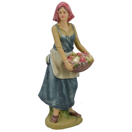 Fruttivendola in resina 30 cm