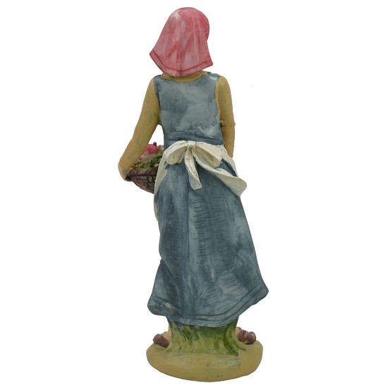 Fruttivendola in resina 30 cm