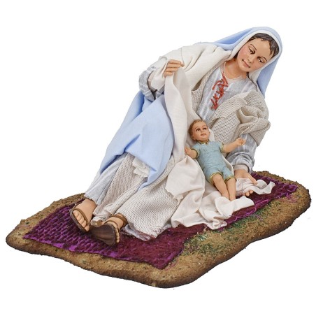 Natividad Virgen María y San José 30 cm Pigini Mundo Pesebres
