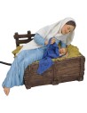 Madonna in motion with little child Pigini series 30 cm