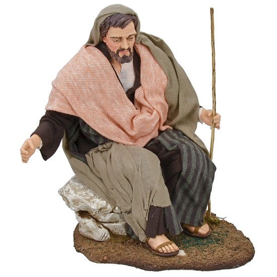 San José sentado serie 30 cm Pigini Mondo Presepi