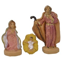 Cm 4 Nativity lux set of 3 pcs in pvc