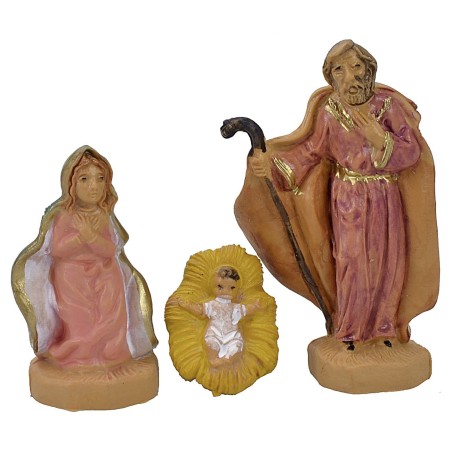 Cm 4 Nativity lux set of 3 pcs in pvc