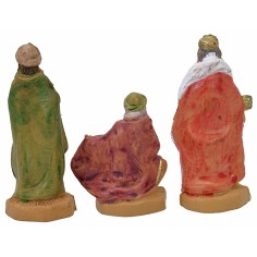 Conjunto de 4 cm de los tres Reyes Magos lux en PVC 2