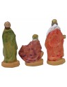 Conjunto de 4 cm de los tres Reyes Magos lux en PVC