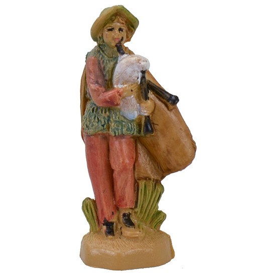 4 cm Zampognaro en PVC Mondo Presepi