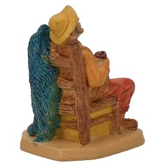 Bevitore seduto serie 8 cm Mondo Presepi 2