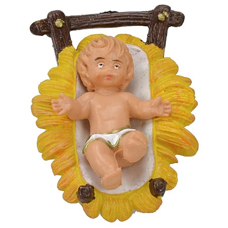 Cm 8 Natività set 3 pz in pvc Mondo Presepi