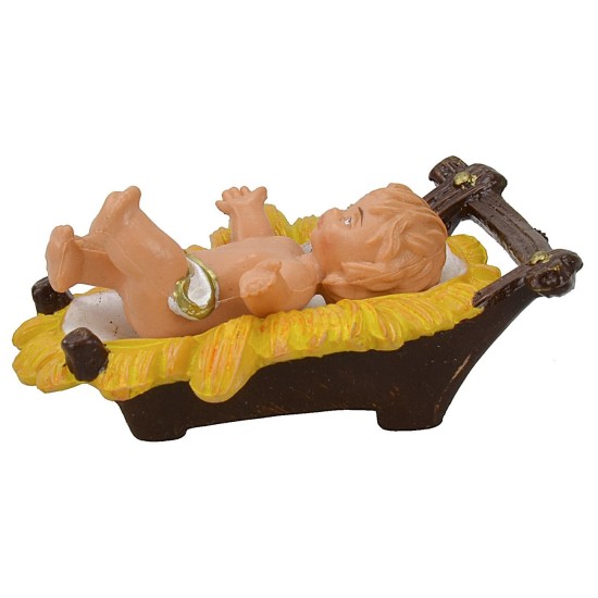 Cm 8 Natividad set de 3 piezas en PVC Mundo Pesebres